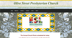 Desktop Screenshot of olivestreetpres.org